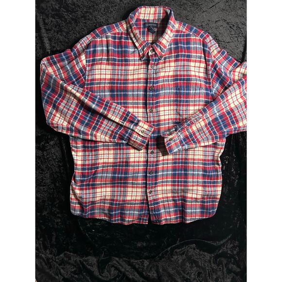 Lands End XXL Tall Flannel Shirt - Picture 1 of 7